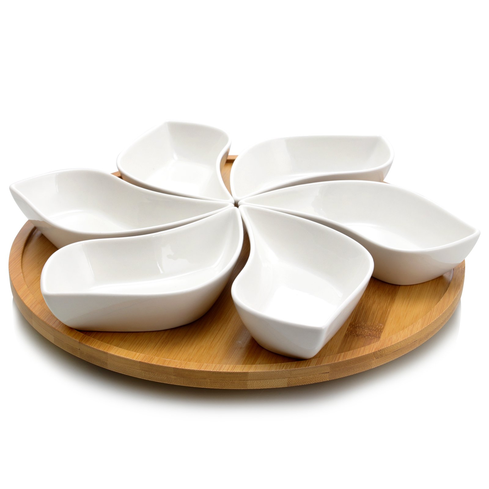Elama Signature Modern 13.5 inch 7Piece Lazy Susan